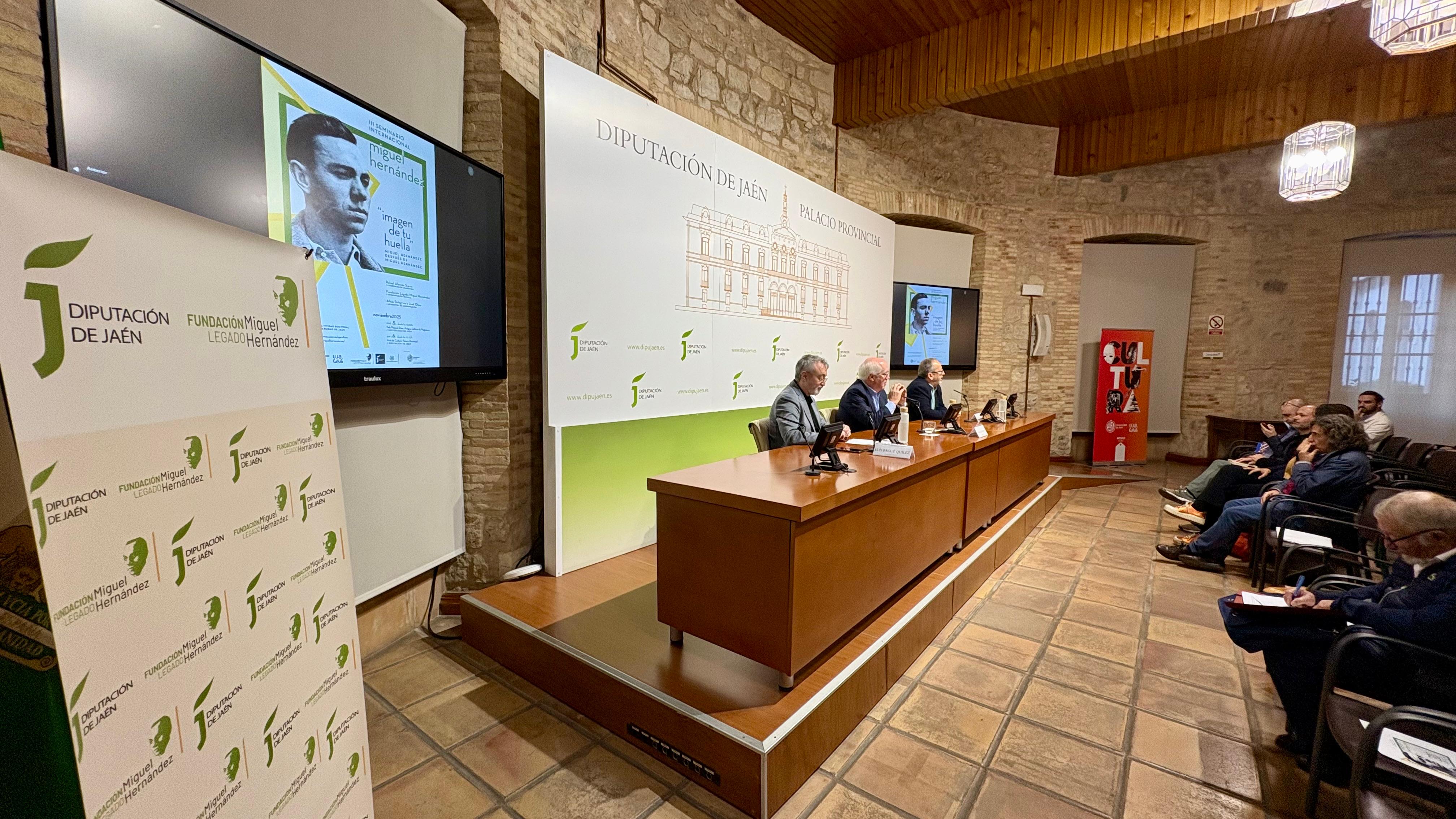 El Aula de Cultura de la Diputación acoge la segunda jornada del III Seminario Internacional dedicado a Miguel Hernández | Pulsa para leer toda la noticia